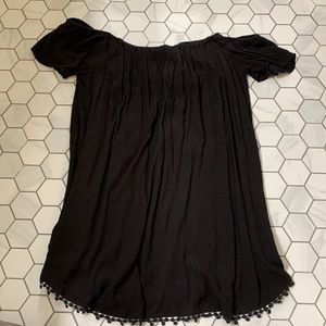 Off the shoulder dress. Black. Cute bottom